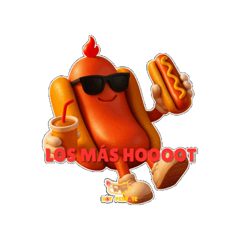 Hot Dog Madrid Sticker by HOTPERROTE