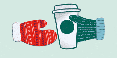 Gloves Mittens GIF by Starbucks