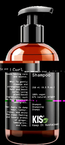 KIShaircare hair kis kis haircare curl shampoo GIF