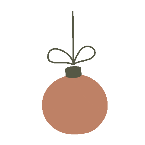 Kerstbal Sticker by Lovado