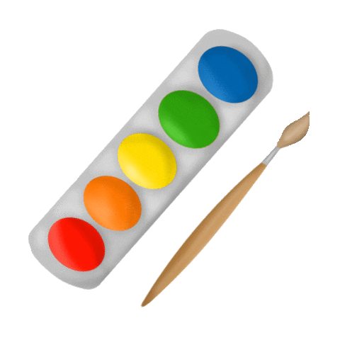 Colores Pintura Sticker for iOS & Android | GIPHY