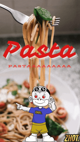 Pasta Italian Food GIF by Zhot