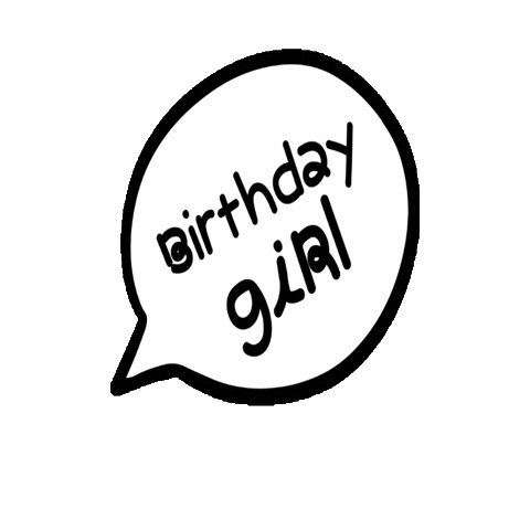 Woof Birthdaygirl Sticker by Po by Kylo + Rey