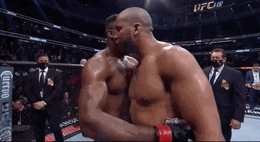 Francis Ngannou Hug GIF by UFC