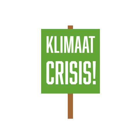 Climate Crisis Sign Sticker by Oxfam Novib