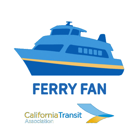 Ferry Sticker by California Transit Association
