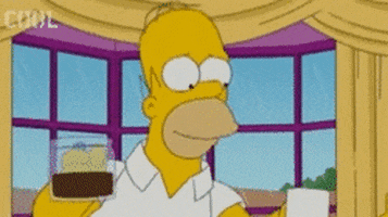 Homer Simpson Smile GIF