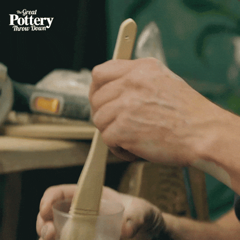 Water Stirring GIF by The Great Pottery Throw Down