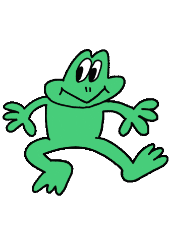 Dance Frog Sticker
