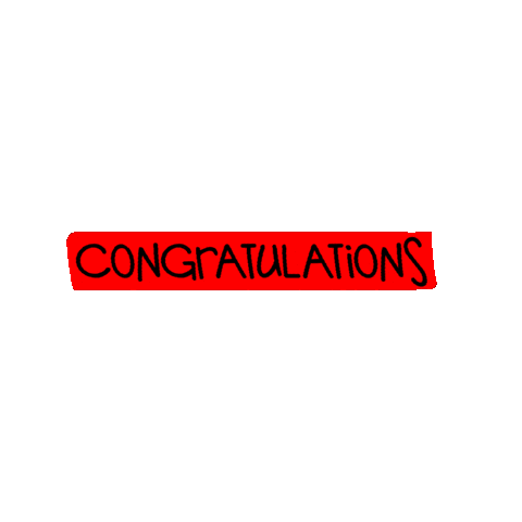 Congrats Oj Sticker by OJDC
