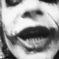 black and white joker GIF