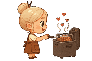 Happy Cooking Sticker by Vó Eda
