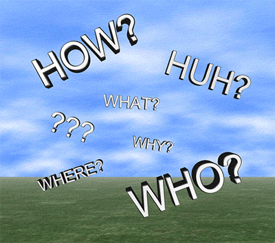 art, reaction, 3d, huh, questions – GIF