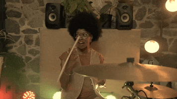 Happy Drums GIF by Rita Brent