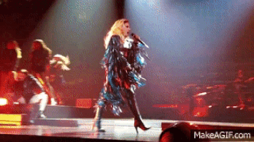 gaga tour GIF