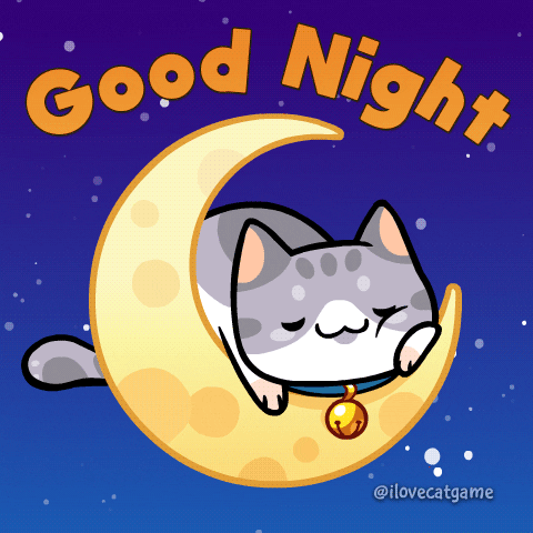 Tired Good Night GIF by Mino Games