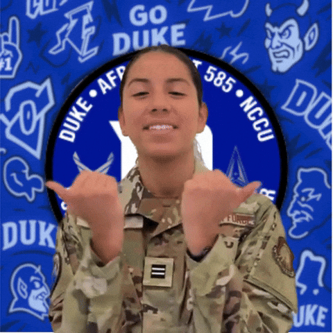 Airforce Rotc GIF by Duke AFROTC