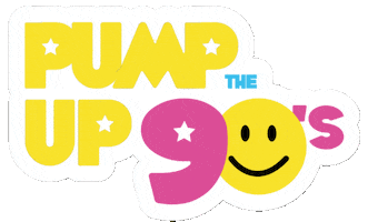 Pump up the 90's Sticker
