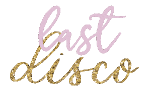 Disco Calligraphy Sticker