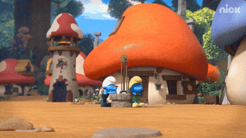 Be Quiet The Smurfs GIF by Nickelodeon