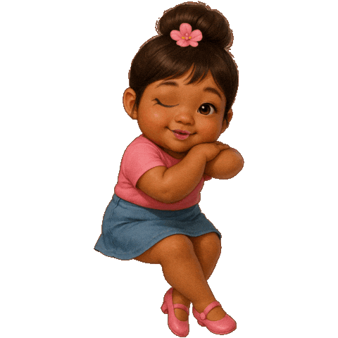 Girl Sitting Sticker