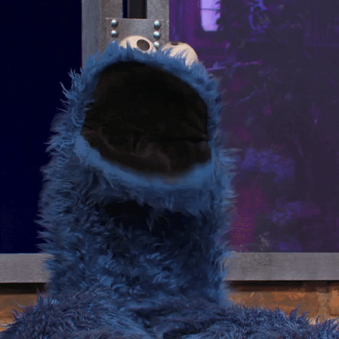 Talking Cookie Monster GIF by Sesame Street