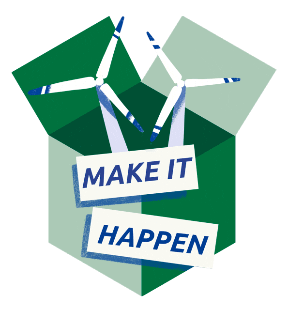 Make It Happen Europe Sticker by ErasmusPlus DAAD