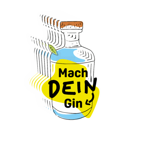 Bottle Gin Sticker by liquormacher