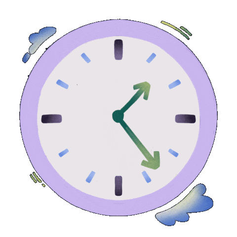Time Office Sticker by Kennedy