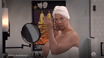 jack mcfarland manscape GIF by Will & Grace