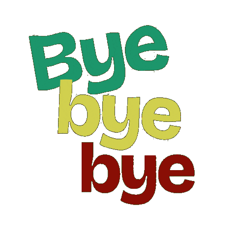 See Ya Goodbye Sticker by Ishmael Arias Pinto