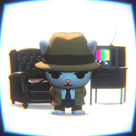 Cat Matrix GIF