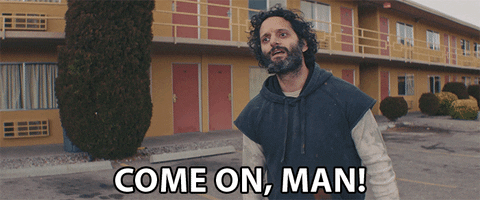 Jason Mantzoukas Come On Man GIF by LoveIndieFilms - Find & Share on GIPHY