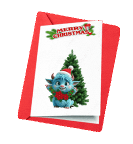 Christmas Decorating The Tree Sticker