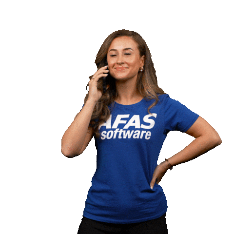 Telefoon Sticker by AFAS Software