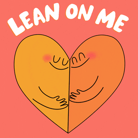Lean on me heart