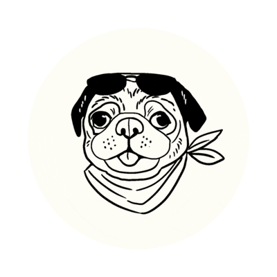 Fun Dog Sticker by Fox & Co Design
