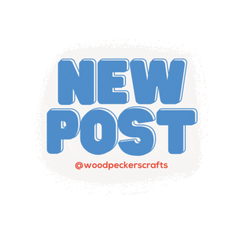 Woodpeckers Crafts Sticker
