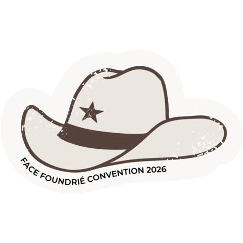 Cowboy Hat Sticker by facefoundrie