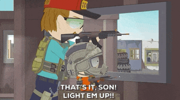 Kenny Mccormick Airsoft GIF by South Park