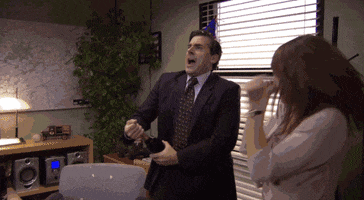 jrey celebration the office GIF