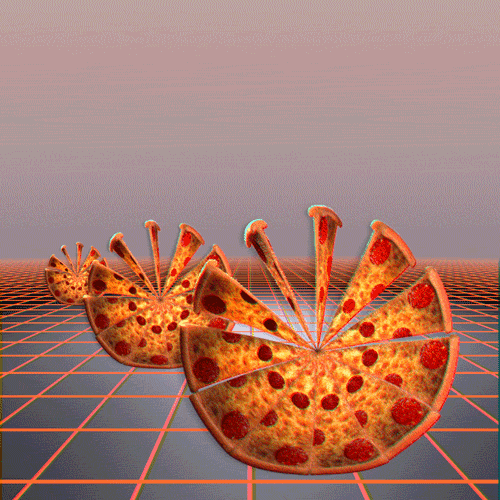 Vintage Pizza GIF by Bleed Gfx