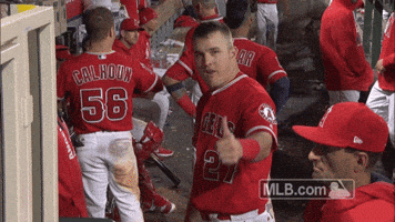 Los Angeles Angels Thumbs Up GIF by MLB