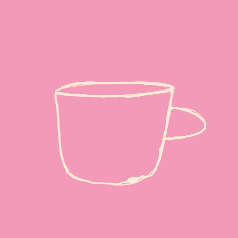 Read Cup Of Coffee GIF by BrittDoesDesign