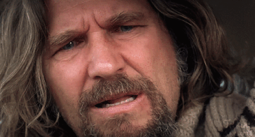 Movie gif. Jeff Bridges as The Dude in The Big Lebowski. He blinks endlessly in confusion and his eyes widen and narrow as he tries to make sense of what he's looking at. We zoom in on his eyes as they widen, emphasizing his astonishment.