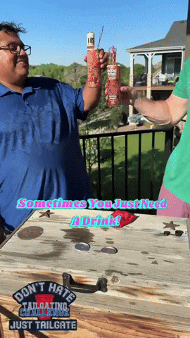 Cheers Drinking GIF by Tailgating Challenge