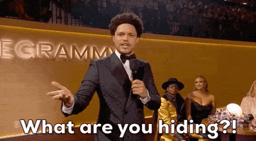 What Are You Hiding Trevor Noah GIF by Recording Academy / GRAMMYs