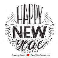 Happy New Year Fun GIF by sendwishonline.com