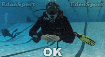 Diving Ok GIF by EdenSport
