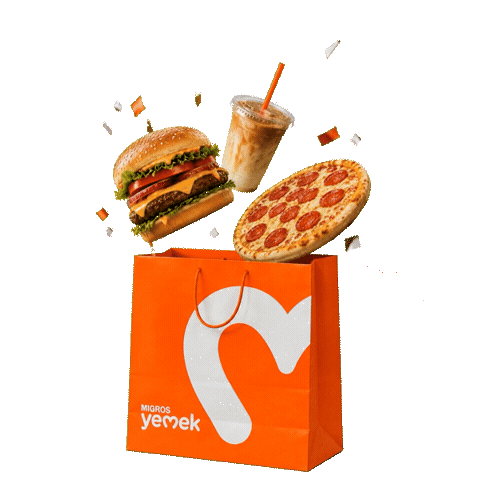 Pizza Burger Sticker by Migros Yemek